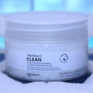 Nature Lab Perfect Clean 2 in 1 Scalp Scrub & Clarifying Shampoo 1 oz